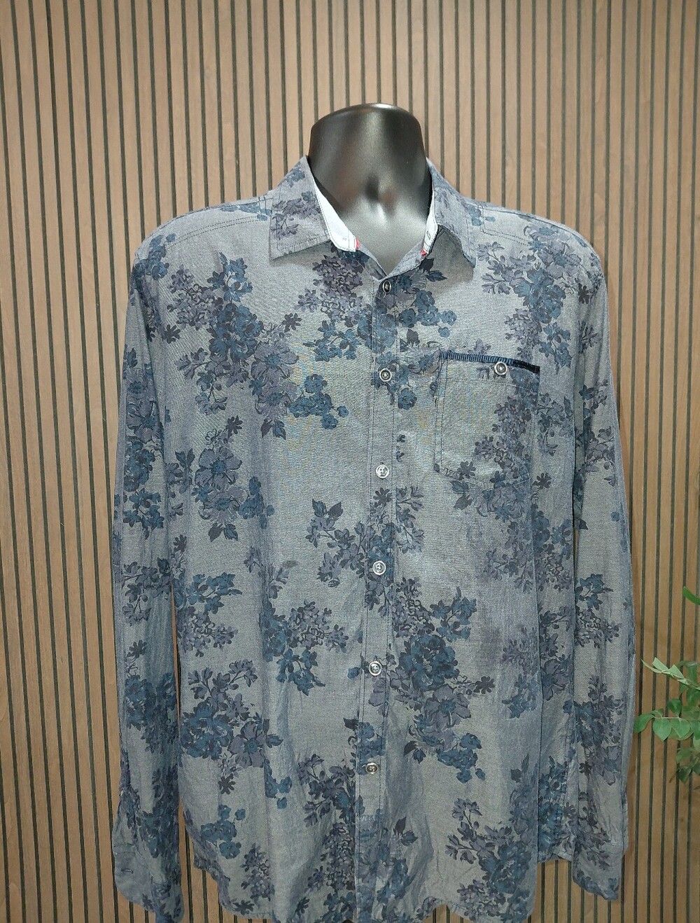 Marc Ecko Light Blue Slim Fit Shirt